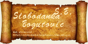 Slobodanka Bogutović vizit kartica